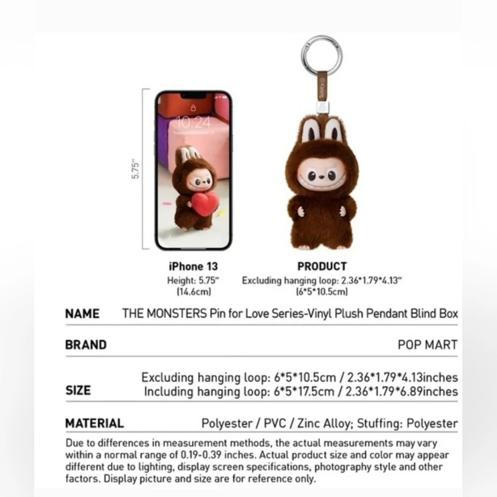 POP MART Pin For Love Series. Confirmed Q. - Picture 6 of 6
